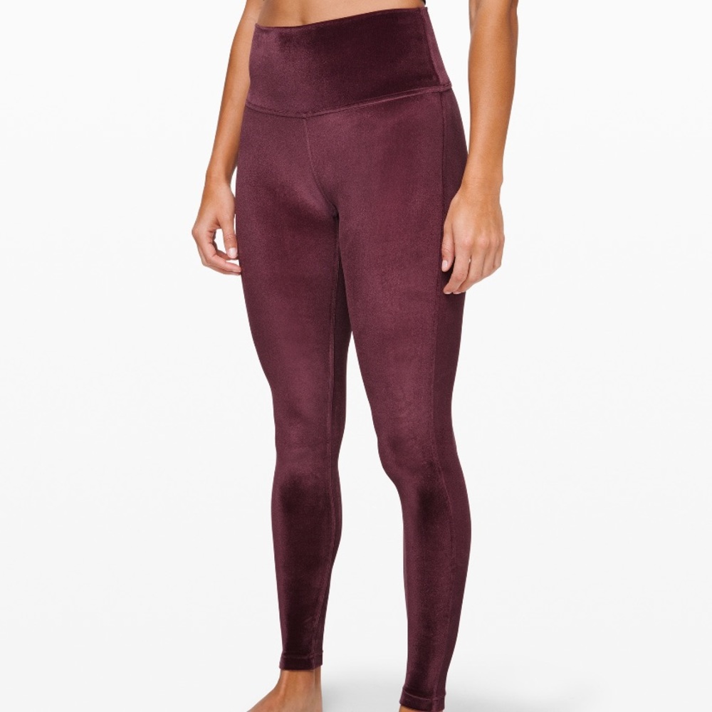 LULULEMON VELVET Wunder Under Leggings SIZE 2
